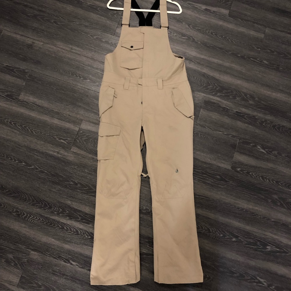 Bonfire Reflect Snow Bib Men’s Pant Khaki Size Medium.